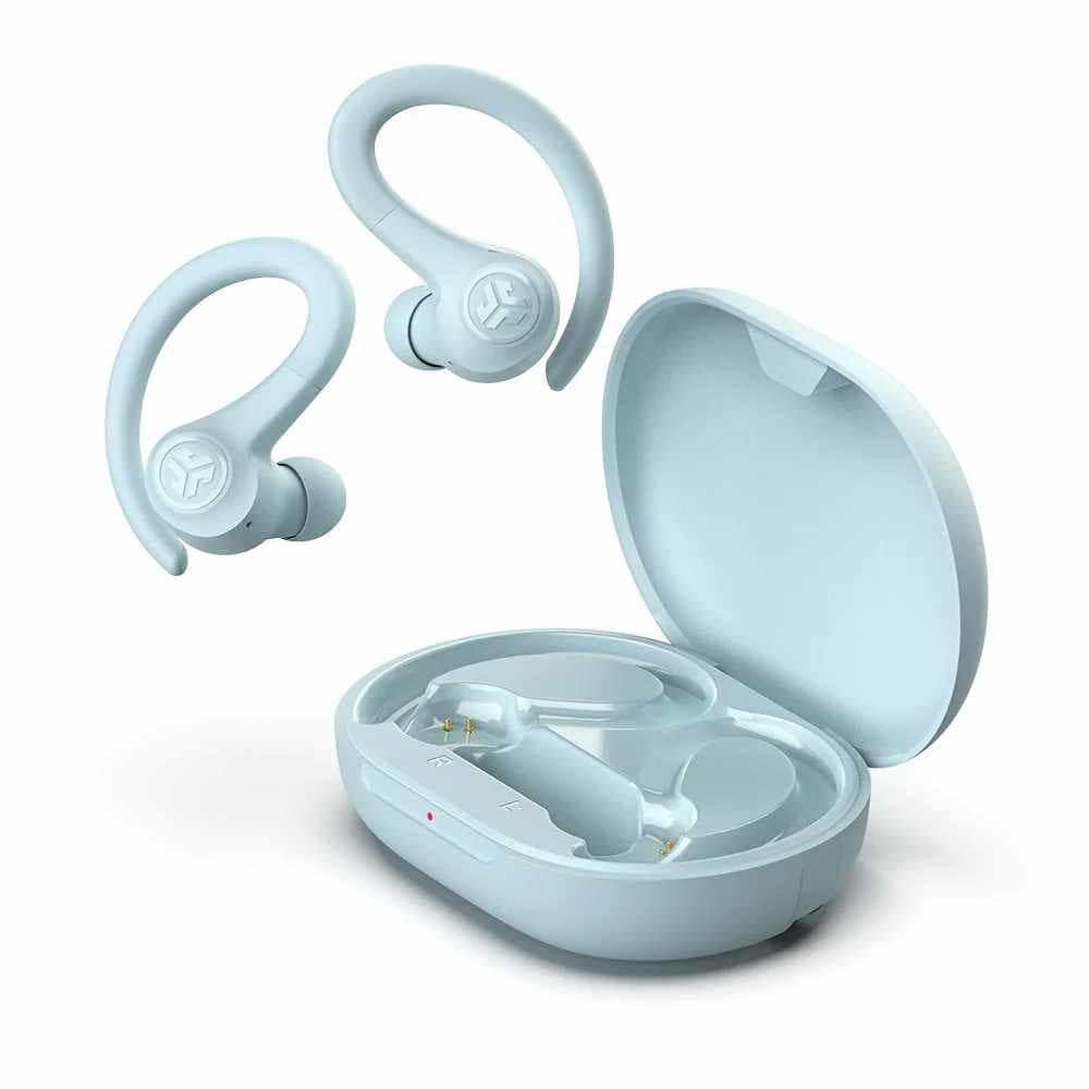 Light blue earbuds clearance
